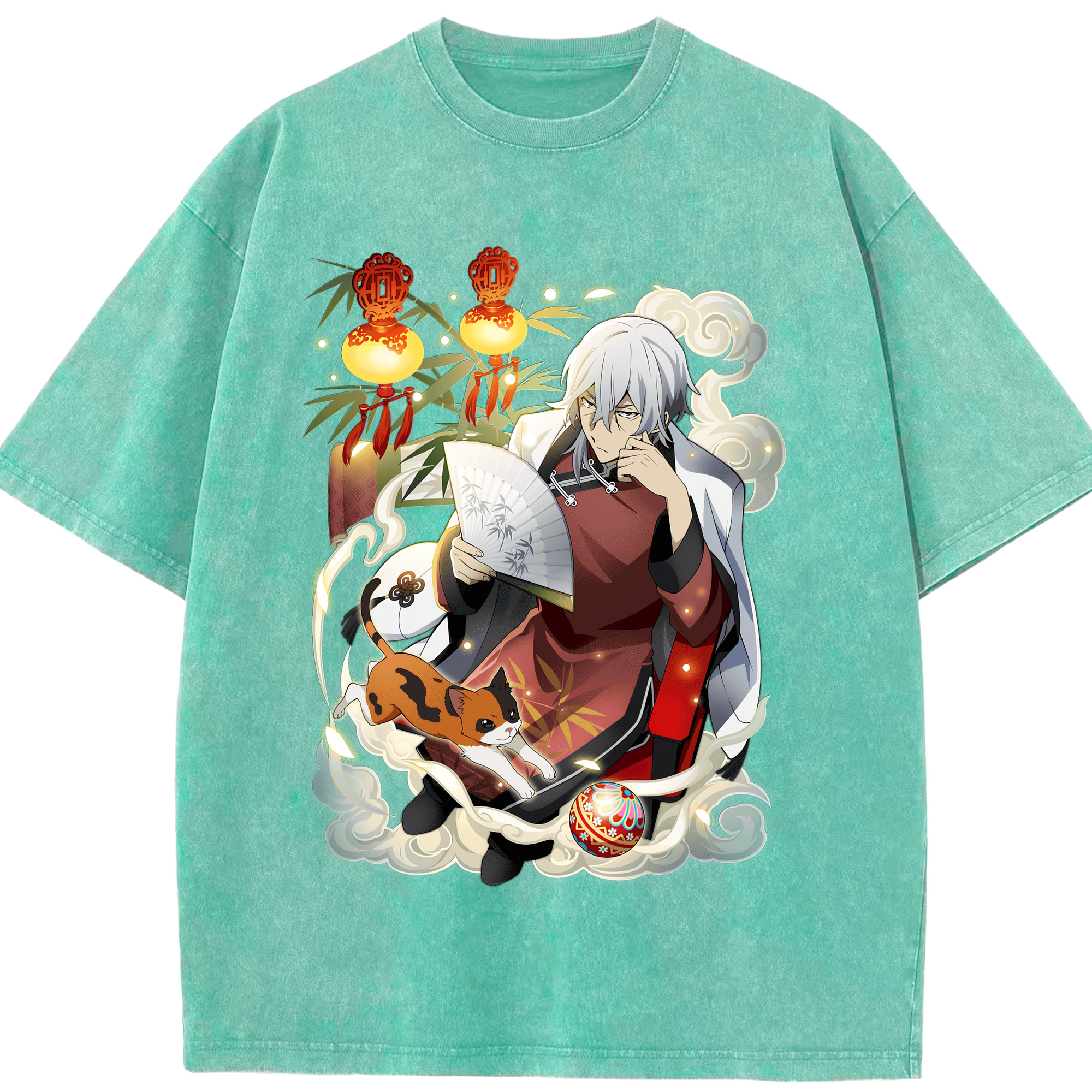 （画像用） 文豪ストレイドッグス Bungo Stray Dogs 綿100% ヴィンテージ風 半袖Tシャツ（フロントプリント）